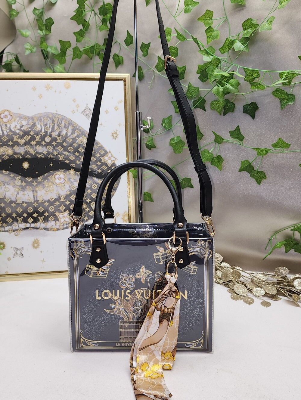 Authentic Louis Vuitton Shopping Bag In PVC Tote